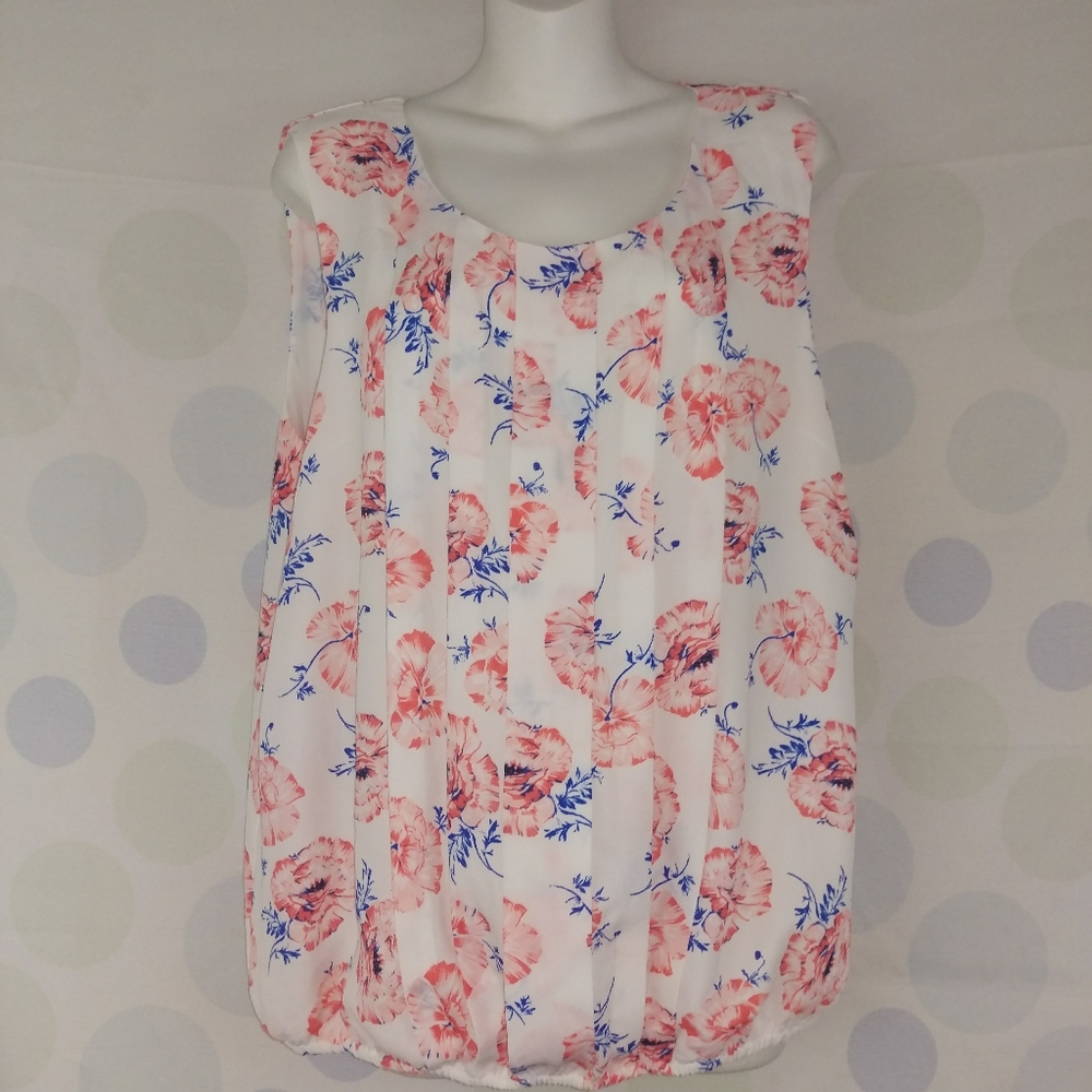 Meadow Rue Anthropologie Large Pleated Petals Top